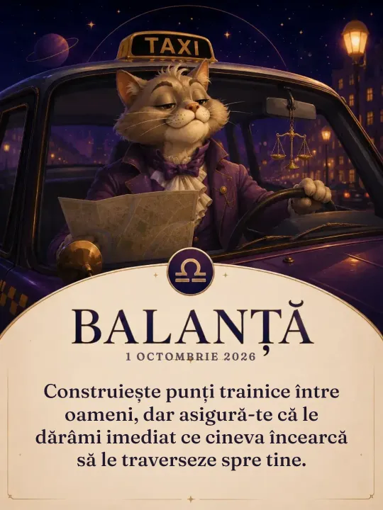 Balanță, cardul zilei