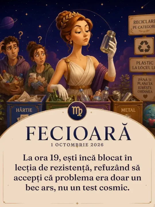 Fecioară, cardul zilei
