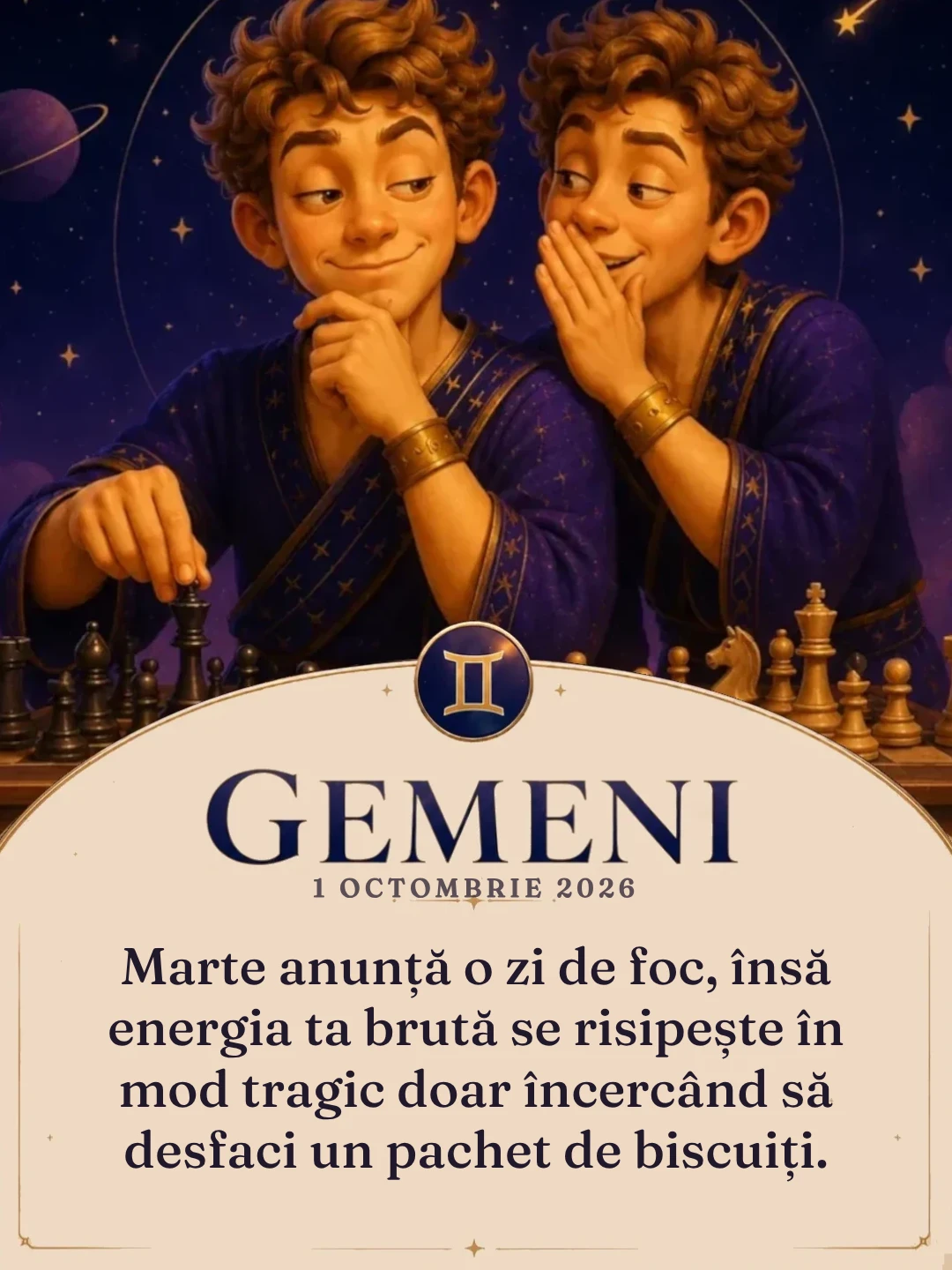 Cardul zilei — Gemeni