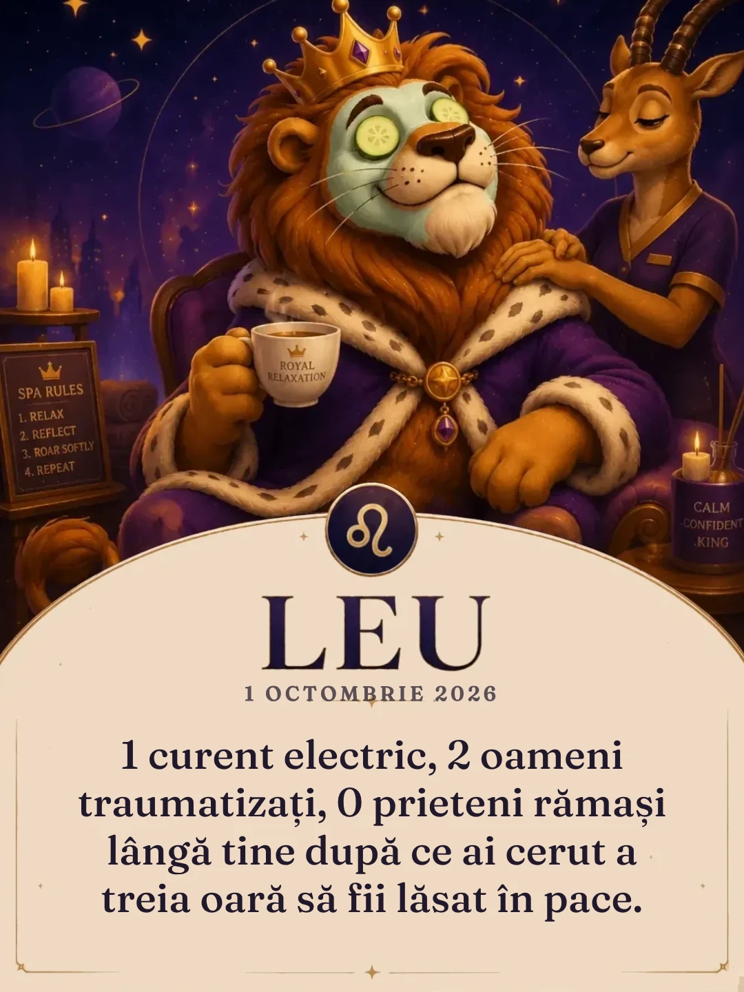 Cardul zilei — Leu