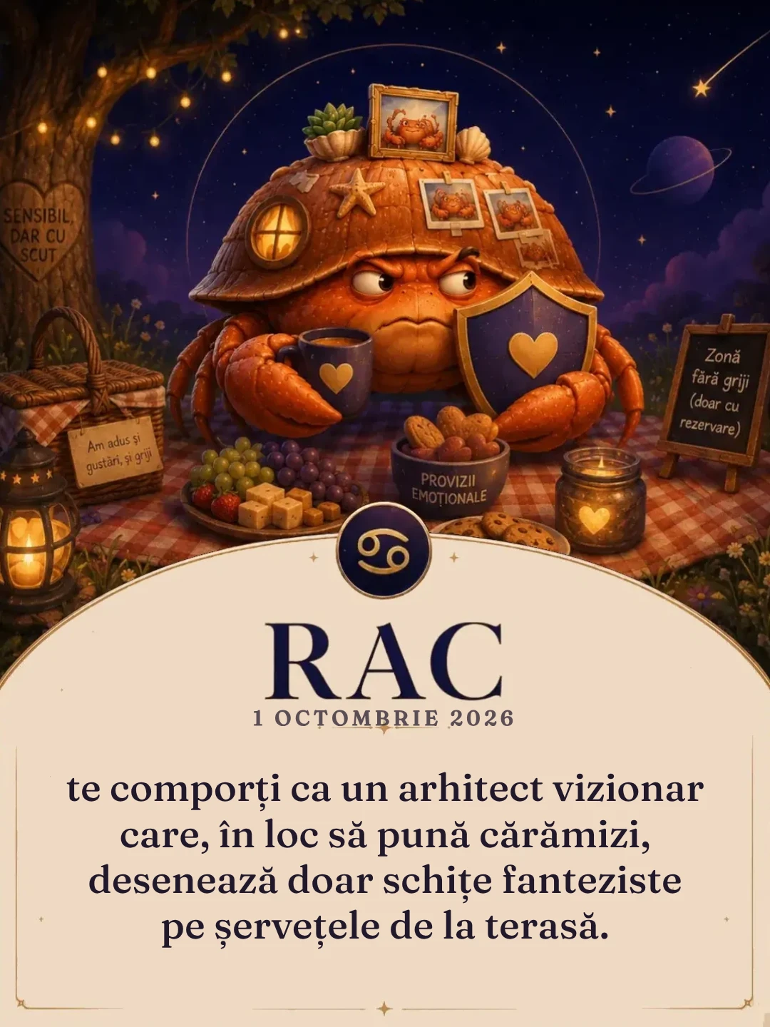 Cardul zilei — Rac