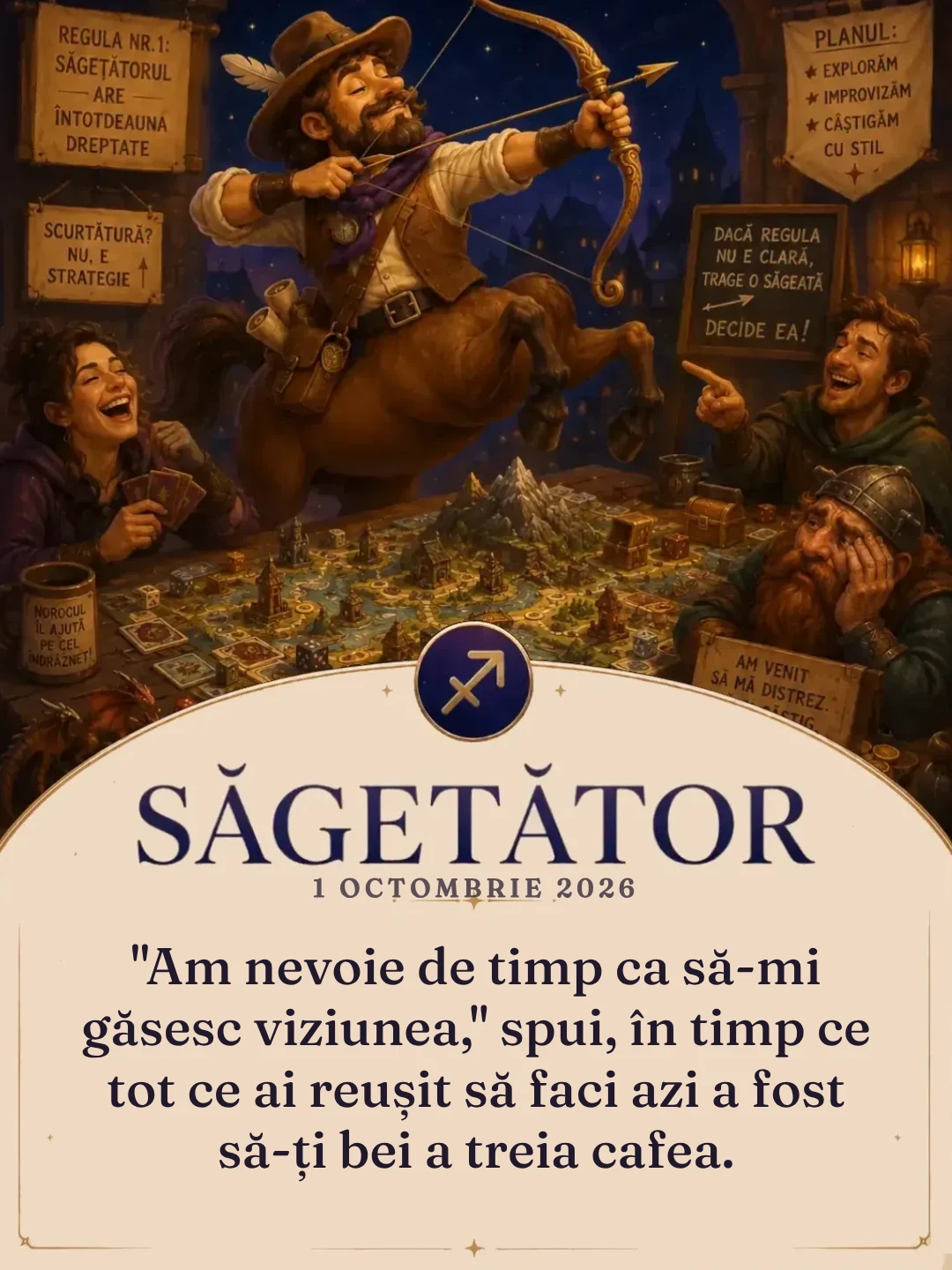 Cardul zilei — Sagetator