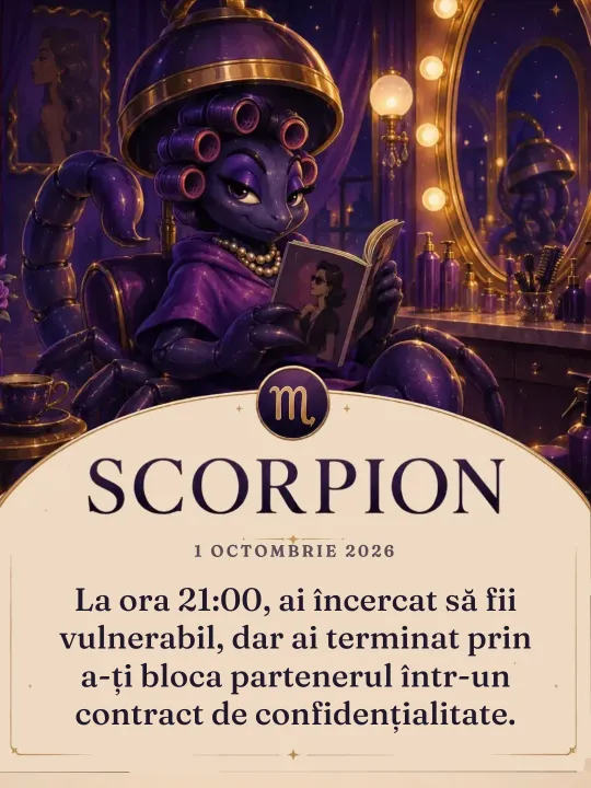 Scorpion, cardul zilei