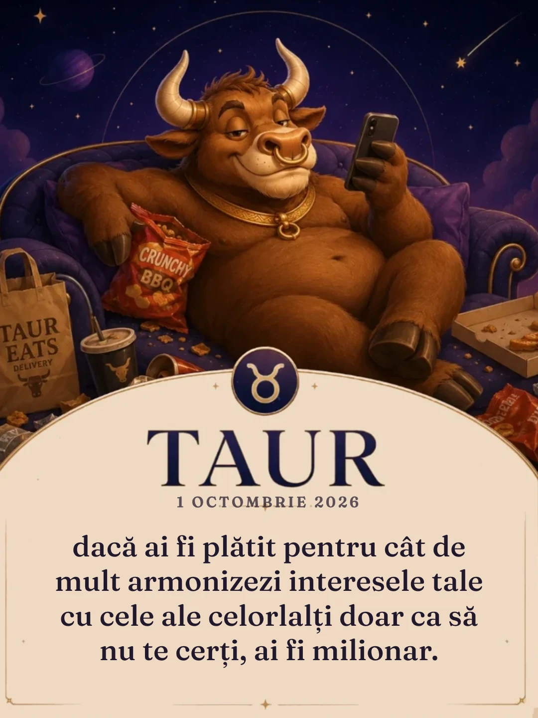 Cardul zilei — Taur