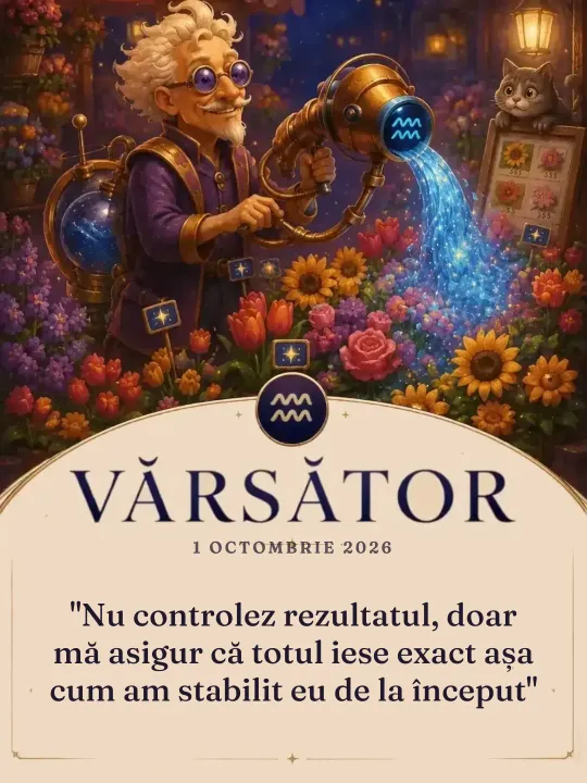 Vărsător, cardul zilei